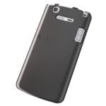 エレコム docomo MEDIAS X (N-07D)用 ソフトケース/液晶保護フィルム付/ブラック PD-NCM7UCBK