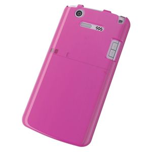 エレコム docomo MEDIAS X (N-07D)用 ソフトケース/液晶保護フィルム付/ピンク PD-NCM7UCPN