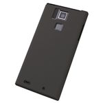 エレコム docomo REGZA Phone(T-02D)/SoftBank ARROWS A 101F用 シリコンケース 液晶保護フィルム付 ブラック PM-T02SCBK