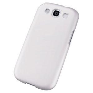 エレコム docomo GALAXY S3 SC-06D用 シェルカバー/液晶保護フィルム付/マットホワイト PD-SCS3PVRWH
