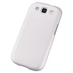 エレコム docomo GALAXY S3 SC-06D用 シェルカバー/液晶保護フィルム付/マットホワイト PD-SCS3PVRWH