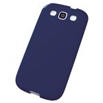 エレコム docomo GALAXY S3 SC-06D用 シリコンケース/液晶保護フィルム付/ブルー PD-SCS3SCBU