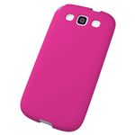 エレコム docomo GALAXY S3 SC-06D用 シリコンケース/液晶保護フィルム付/ピンク PD-SCS3SCPN