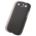 エレコム Galaxy S 3 SC-06D用ソフトケース 液晶保護フィルム付 ブラック PD-SCS3UCBK