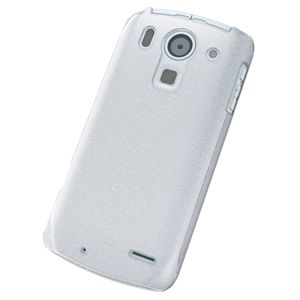 エレコム docomo ARROWS X F-10D用 シェルカバー/液晶保護フィルム付/ラメクリア PD-F10PVBCR