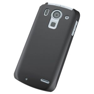 エレコム docomo ARROWS X F-10D用 シェルカバー/液晶保護フィルム付/マットブラック PD-F10PVRBK