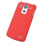 エレコム docomo ARROWS X F-10D用 シリコンケース/液晶保護フィルム付/レッド PD-F10SCRD