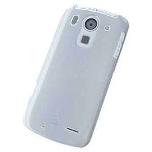 エレコム docomo ARROWS X F-10D用 ソフトケース/液晶保護フィルム付/ラメクリア PD-F10UCBCR