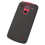 エレコム au ARROWS Z ISW13F用 シリコンケース/液晶保護フィルム付/ブラック PA-F13SCBK