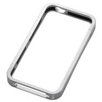 エレコム iPhone 4/4S用 アルミバンパー/液晶保護フィルム付/シルバー PS-A11ALBSV