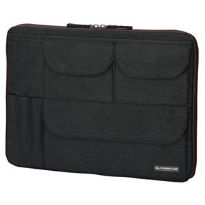 エレコム 13.3インチワイドUltrabook用 小物収納ケース/ブラック BM-IBUB01BK
