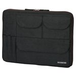 エレコム 13.3インチワイドUltrabook用 小物収納ケース/ブラック BM-IBUB01BK