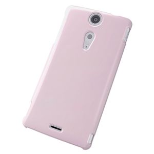 エレコム docomo Xperia GX SO-04D用シェルカバー 液晶保護フィルム付 ピンク PD-SOX8PVPN