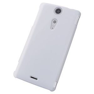 エレコム docomo Xperia GX SO-04D用シェルカバー 液晶保護フィルム付 ホワイト PD-SOX8PVWH