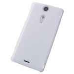 エレコム docomo Xperia GX SO-04D用シェルカバー 液晶保護フィルム付 ホワイト PD-SOX8PVWH