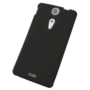 エレコム docomo Xperia GX SO-04D用シリコンケース 液晶保護フィルム付 ブラック PD-SOX8SCBK