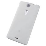 エレコム docomo Xperia GX SO-04D用シリコンケース 液晶保護フィルム付 クリア PD-SOX8SCCR