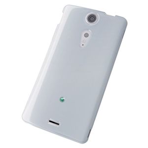 エレコム docomo Xperia GX SO-04D用ソフトケース 液晶保護フィルム付 クリア PD-SOX8UCCR