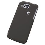 エレコム au AQUOS PHONE CL IS17SH用 シリコンケース/液晶保護フィルム付/ブラック PA-SH17SCBK