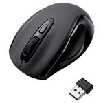 エレコム 5ボタン ワイヤレス(2.4GHz)BlueLEDマウス/ブラック M-BL09DBBK
