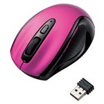 エレコム 5ボタン ワイヤレス(2.4GHz)BlueLEDマウス/ピンク M-BL09DBPN