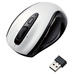 エレコム 5ボタン ワイヤレス(2.4GHz)BlueLEDマウス/ホワイト M-BL09DBWH