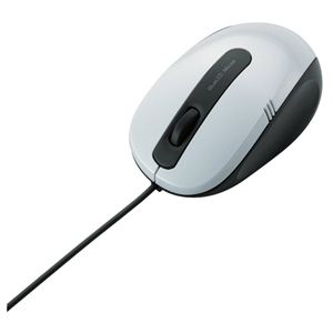 エレコム 3ボタン 有線BlueLEDマウス/小型サイズ/ホワイト M-BL16UBWH