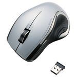 エレコム Touch&Goセンサー搭載 5ボタン ワイヤレス(2.4GHz)BlueLEDマウス/シルバー M-HS1DBSV