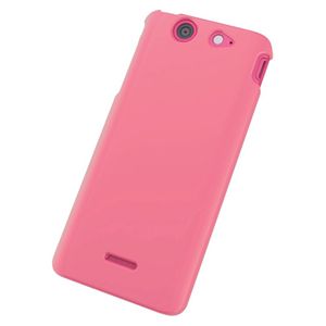 エレコム docomo Xperia SX SO-05D用 シェルカバー/液晶保護フィルム付/ピンク PD-SOX9PVPN