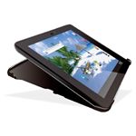 エレコム Panasonic ELUGA Live P-08D用 シェルカバー(フラップ)/液晶保護フィルム付/ブラック TBD-PAE08PVBK