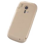 エレコム らくらくスマートフォン F-12D用シェルカバー 液晶保護フィルム付 ゴールド PD-F12DPVGD