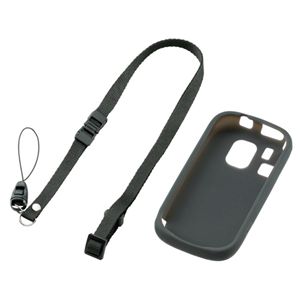 エレコム らくらくスマートフォン F-12D用スターティングセット ブラック PD-F12DSTBK