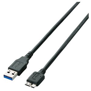 エレコム USB3.0ケーブル/USB3.0(Standard-A)オス-USB3.0(micro-B)オス/0.5m U3C-AMB05BK