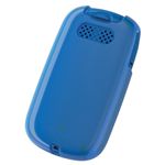 エレコム docomo キッズケータイ HW-01D用 ソフトケース/ブルー PD-HW01UCBU
