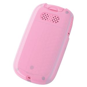 エレコム docomo キッズケータイ HW-01D用 ソフトケース/ピンク PD-HW01UCPN