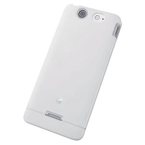 エレコム docomo Xperia SX(SO-05D)用 シリコンケース/液晶保護フィルム付き/クリア PD-SOX9SCCR