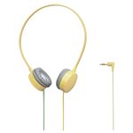 エレコム コンパクトオーバーヘッドホン/オープンエアー型/イエロー EHP-OH200YL