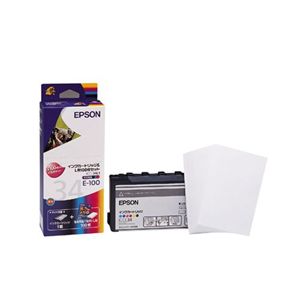 エプソン インクカートリッジ+L判100枚セット ICCL34L1(E-100/E-200用) ICCL34L1