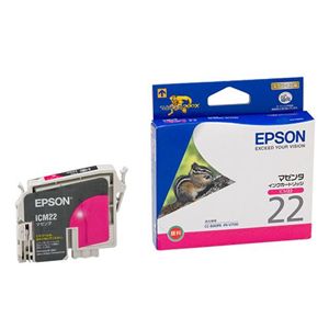 エプソン インクカートリッジ ICM22(PX-V700用/マゼンダ) ICM22
