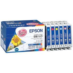 エプソン インクカートリッジ IC6CL32(PM-A850用/6色パック) IC6CL32