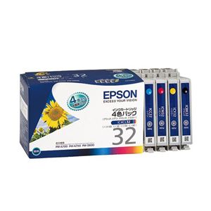 エプソン インクカートリッジ IC4CL32(PM-A700用/4色パック) IC4CL32