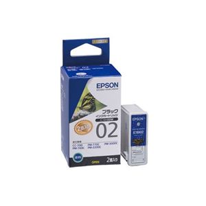 エプソン インクカートリッジ IC1BK02W(PM-770C等用/ブラックx2) IC1BK02W