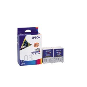 エプソン インクカートリッジ IC5CL03W(PM-3000C用/カラーx2) IC5CL03W