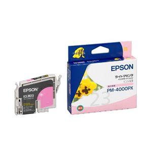 エプソン インクカートリッジ ICLM23(PM-4000PX用/ライトマゼンダ) ICLM23