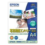 エプソン 写真用紙エントリー<光沢> KA4100SEK(A4/100枚) KA4100SEK