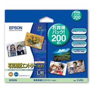 エプソン 写真用紙エントリー<光沢> KL200SEK(L判/200枚) KL200SEK