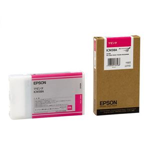 エプソン インクカートリッジ(マゼンタ) ICM38A