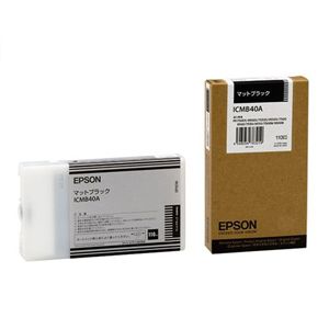 エプソン インクカートリッジ(マットブラック) ICMB40A