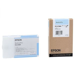 エプソン インクカートリッジ (ライトシアン) ICLC36A