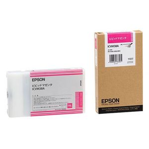 エプソン インクカートリッジ(ビビッド マゼンタ 110ml) ICVM38A